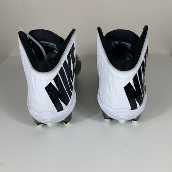 Nike Zoom Black & White Cleats men’s size 13.5 - Picture 5 of 7